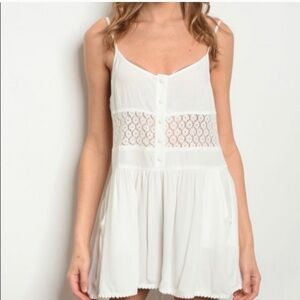 NIP ~ Gorgeous little White Romper